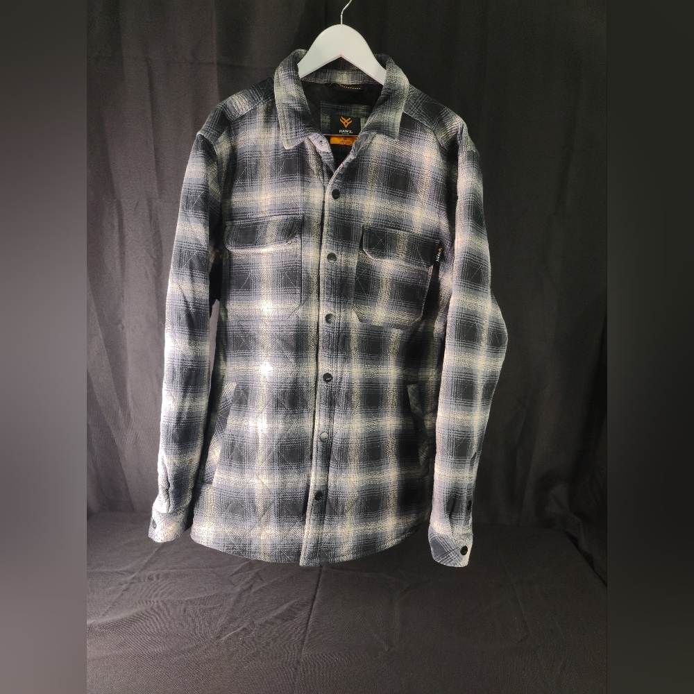 Hawx Work Gear 2XL Plaid Print Quilted Snap Jacket